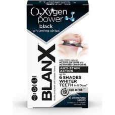 Blanx Oxygen Power Black Whitening Strips - Bělic&iacute; p&aacute;sky na zuby ( 10 ks )