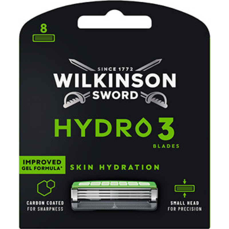 Wilkinson Sword Hydro 3 Skin Hydration - N&aacute;hradn&iacute; hlavice ( 8 ks )