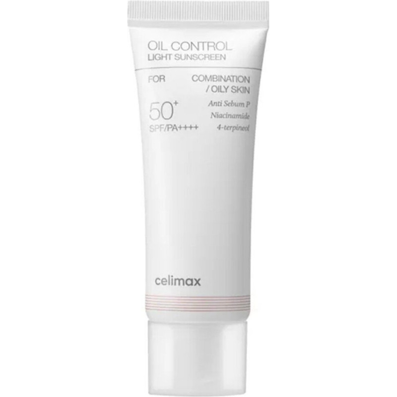 Celimax Oil Control Light saules aizsargkrēms SPF50+ PA++++ 40 ml - matējošs saules aizsargkrēms