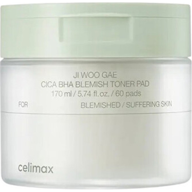 Celimax Cica BHA Blemish Toner Pad - Tonizačn&iacute; tampony ( 60 ks )