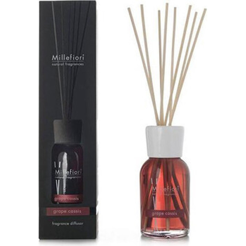 Millefiori Natural Grape Cassis Diffuser - Skleněn&yacute; difuz&eacute;r