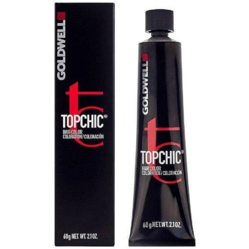 Goldwell Topchic matu krāsa profesionāla permanentā matu krāsa visiem matu tipiem 7N 60 ml