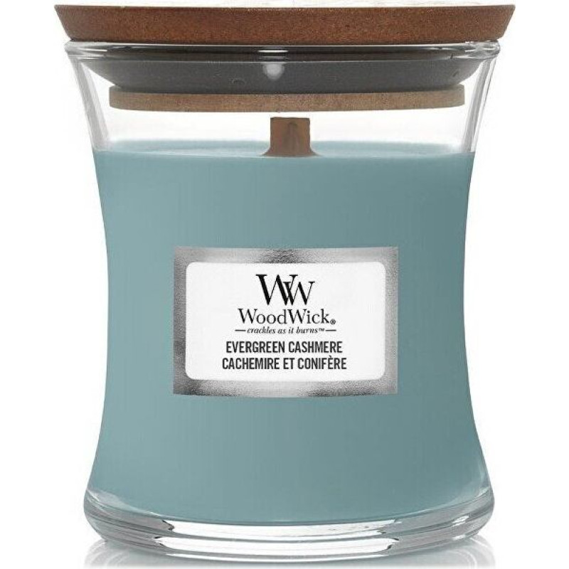 CANDELA CLESSIDRA STUNDAS GLABS MINI BURKA EVERGREEN KASHMIR KOKS WOODWICK