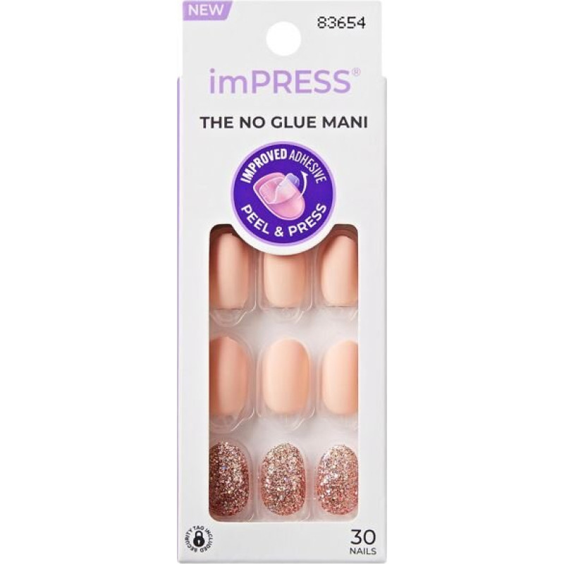 Naguļu uzlīmes - KISS - imPRESS KIM003C - Beidz/Brokoļi - Garums S - 30 gabali