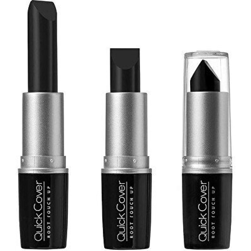 Korektors pelēkajām saknēm Kiss Quick Cover Gray Hair Touch Up Stick Black, 6 g