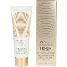 Kanebo Sensai Silky Bronze Aizsargājošs Sauļošanās Krēms Sejai 50+ 50Ml