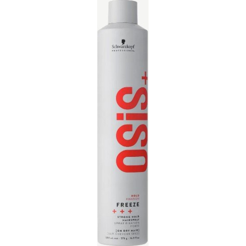 Schwarzkopf Osis+ Freeze Matu laka, stipra fiksācija, 500ml