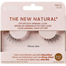 Uzlīmējamās skropstas Kiss The New Natural Half Lash Glowny Skin