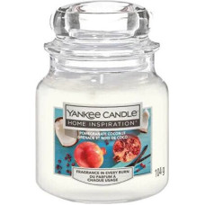 Aromātiskā svece Yankee Candle Home Inspiration Granāts un Kokoss, mazs stikls, 104 g