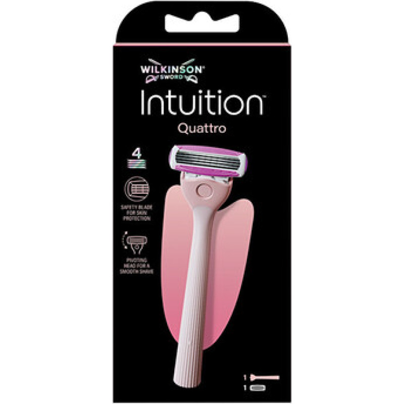 Wilkinson Sword Intuition Quattro - Holic&iacute; strojek + 1 hlavice