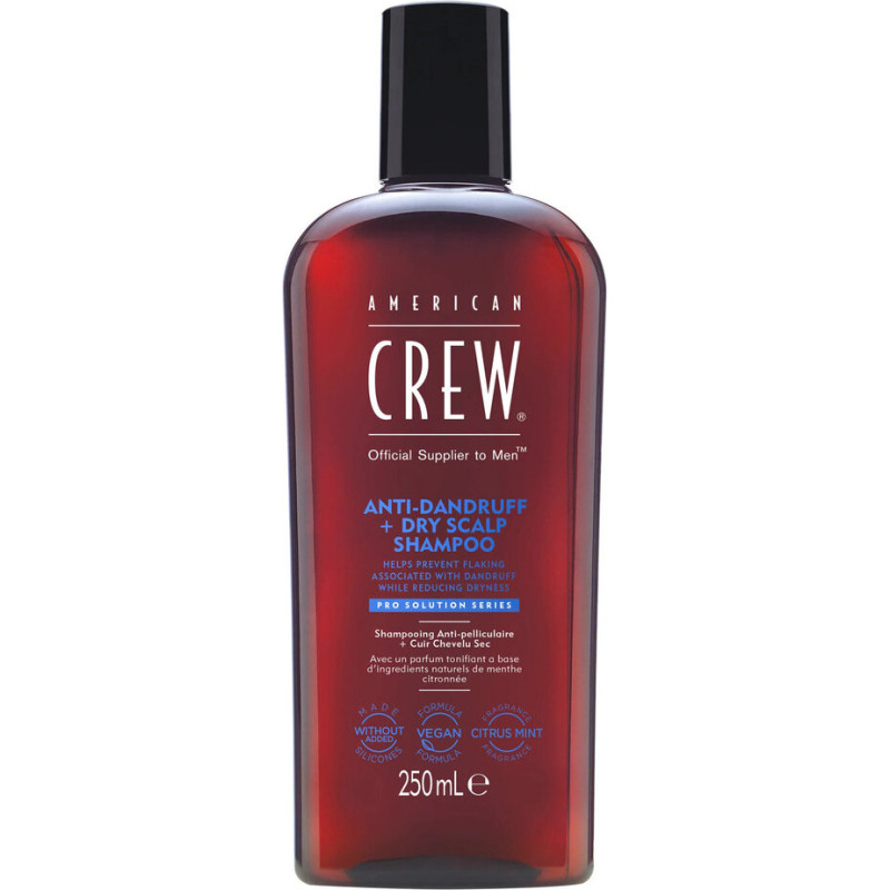 American Crew pret pret matu blaugznām un sausai galvas ādai - Šampūns pret blaugznām un sausu galvas ādu, 250 ml