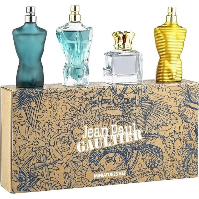 Miniatūru smaržu komplekts Jean Paul Gaultier Masculine Miniature Set EDT vīriešiem, 4 x 7 ml