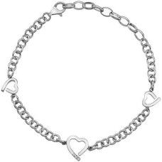 Sudraba rokassprādze sievietēm  Hot Diamonds Love , DL564