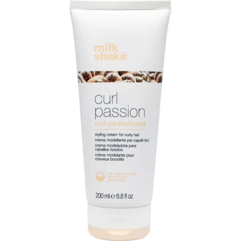 Krēms matu stilizēšanai - Milk Shake - Curl Passion - 200 ML - Intensīva mitrināšana - Elastīga noturība