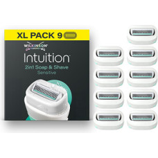 Wilkinson Sword Intuition 2v1 Soap and Shave Sensitive ( 9 ks ) - N&aacute;hradn&iacute; hlavice