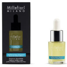 Ūdenī šķīstoša smaržu eļļa Millefiori Milano Mediterranean Bergamot, 15 ml