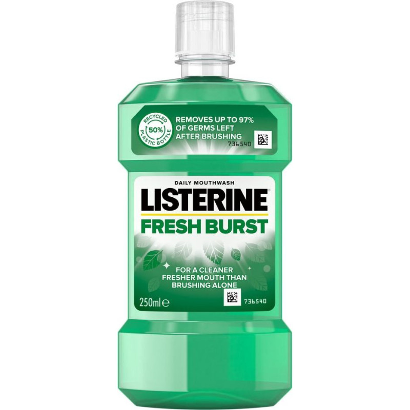 Mutes skalojamais līdzeklis Listerine Fresh Burst, 250 ml