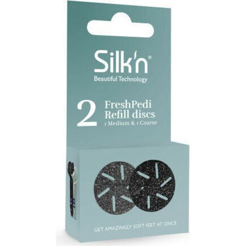 Kāju skrubja uzgaļi, Silk'n FreshPedi Medium&Rough (2 gab.)