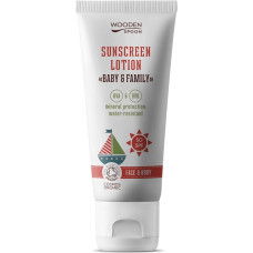 Aizsargājošs losjons pret sauli sejai un ķermenim Wooden Spoon, SPF50, 100 ml