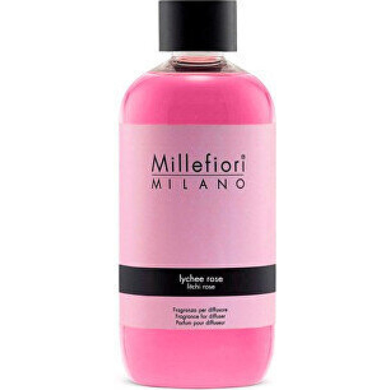 Mājas parfimērijas papildinājums Millefiori Milano Lychee Rose, 500 ml