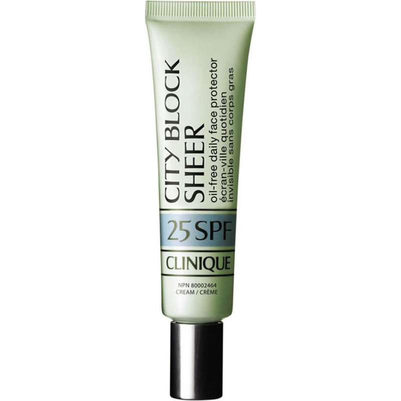 Aizsargājošs sejas līdzeklis ar toni Clinique City Block Sheer 25 SPF Oil Free Daily Face 40 ml