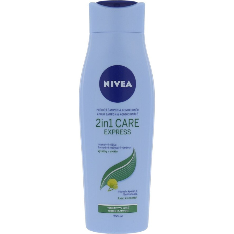 Kondicioniers Nivea Caring shampoo and conditioner 2in1 Care Express 250 ml