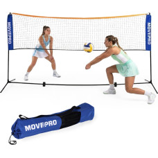 Movepro Uniwersalna siatka 305x140 cm 3w1 regulowana do badmintona siatk&oacute;wki tenisa torba MOVEPRO