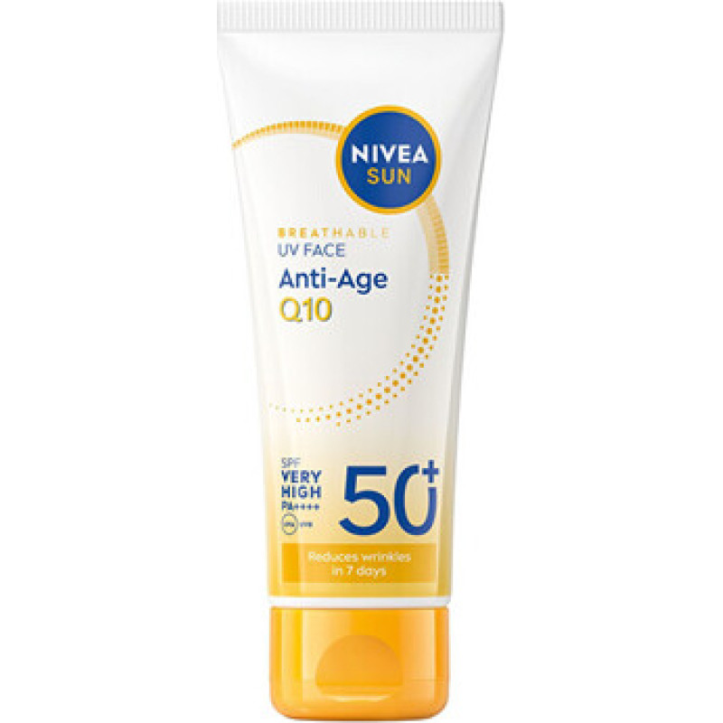 Nivea Anti-Age Q10 UV Face Cream SPF 50+ - Ochrann&yacute; pleťov&yacute; kr&eacute;m