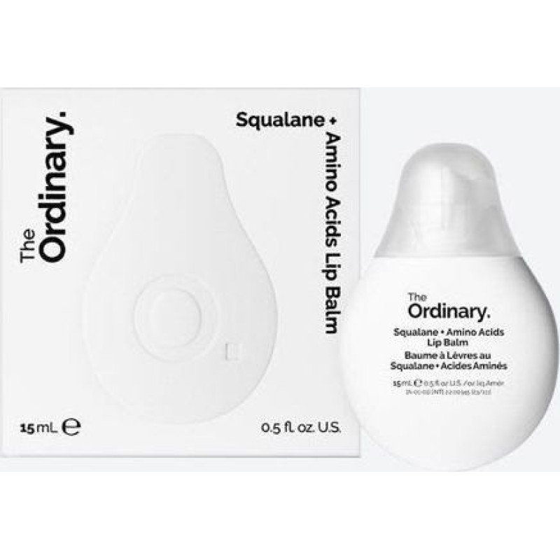 Lūpu balzams - The Ordinary - Skvalāns + Aminoskābes - Mitrinošs - Barojošs - 15 ml