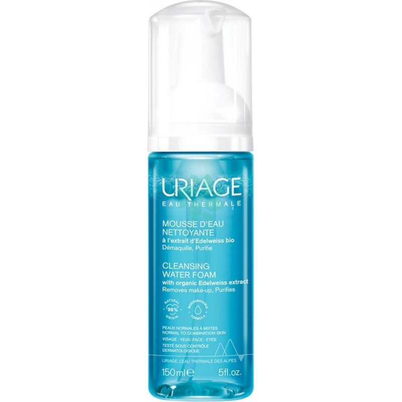 Attīrošas ūdens putas Uriage, 150 ml