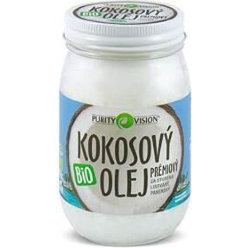 BIO Virgin auksti spiesta kokosriekstu eļļa PURITY VISION