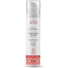 Intensīvi barojošs krēms pret sauli Wooden Spoon Sunscreen SPF35+, 100 ml