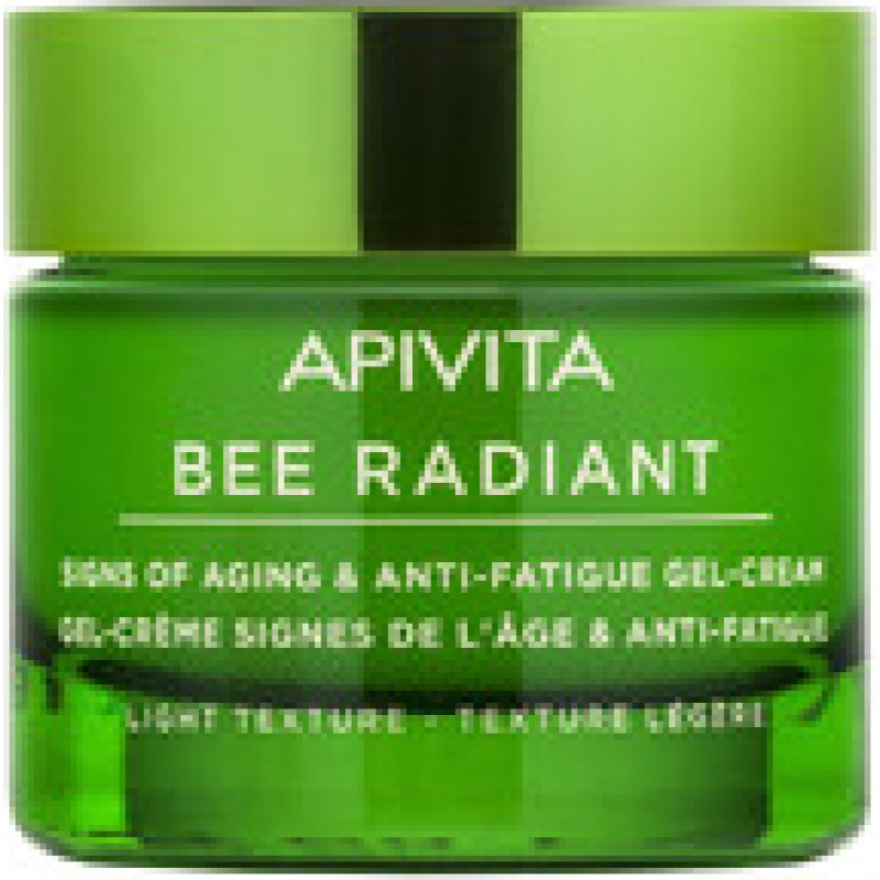 Apivita Bee Radiant Signs of Aging & Anti-Fatigue Gel-Cream - Lehk&yacute; gelov&yacute; kr&eacute;m proti st&aacute;rnut&iacute; a na zpevněn&iacute; pleti