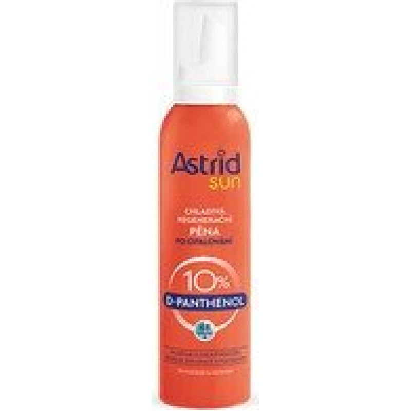 Nomierinošas putas pēc sauļošanās ar pantenolu Astrid 10% Panthenol 150 ml