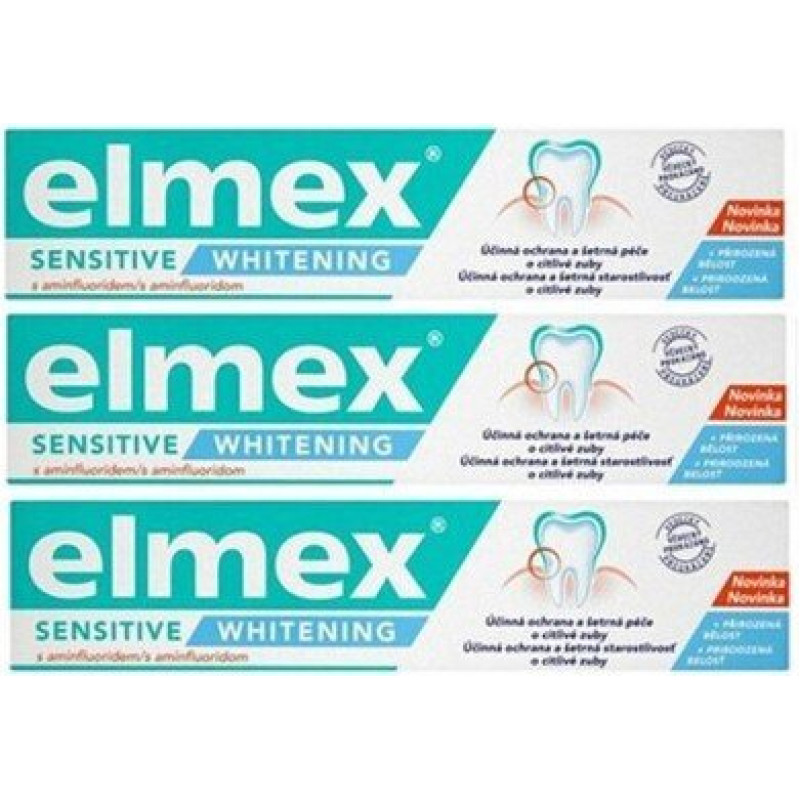 Zobu pasta Whitening Sensitiv e Tooth Whitening, 3 x 75 ml