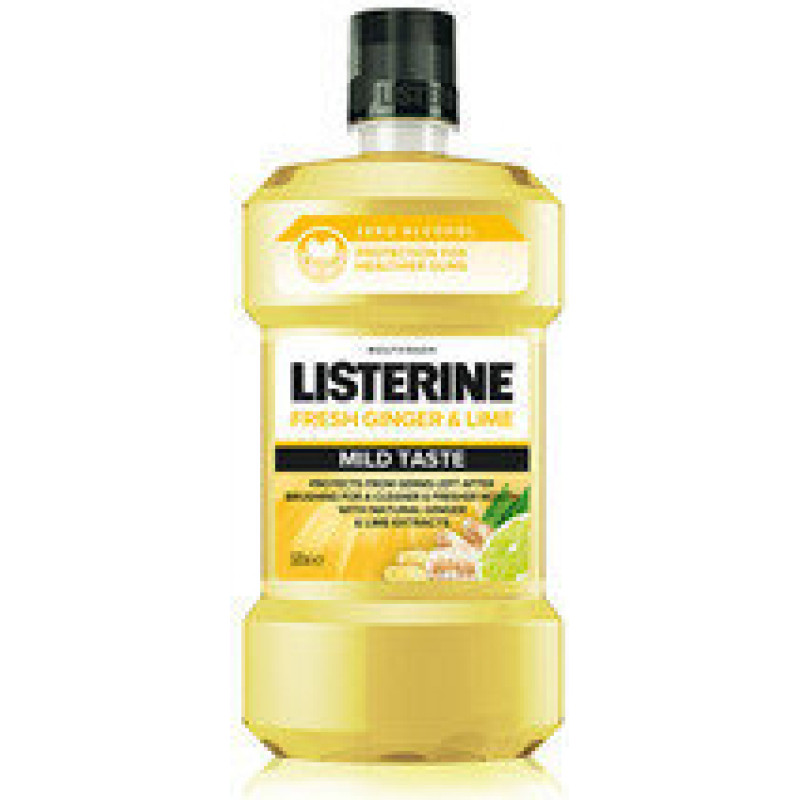 Mutes skalojamais šķidrums Listerine® Fresh Ginger & Lime Mild Taste, 500 ml
