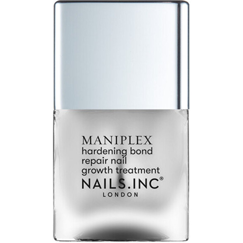 Nagu kopšana Nails INC Maniplex cietējošais Bond Repair caurspīdīgs, stiprinošs, augšanu veicinošs