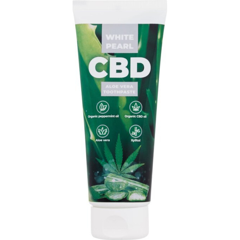 Zobu pasta Vitalcare CBD Aloe Vera 75 ml, bez fluora, balinoša
