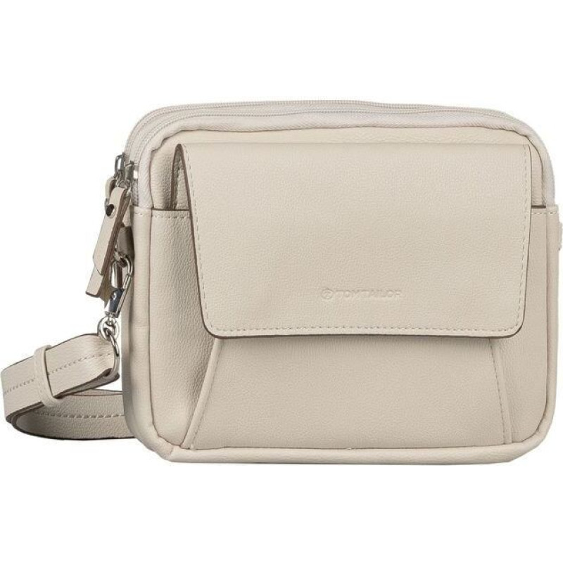 Plecu soma - TOM TAILOR - Tilly Cross Bag S - Krēmkrāsas - 100% poliuretāns - 280 g