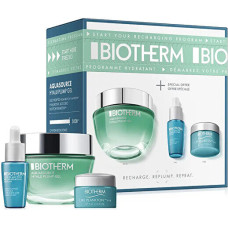 Ādas kopšanas dāvanu komplekts Biotherm Aquasource Hyalu Plump Gel mitrinošs krēms normālai ādai