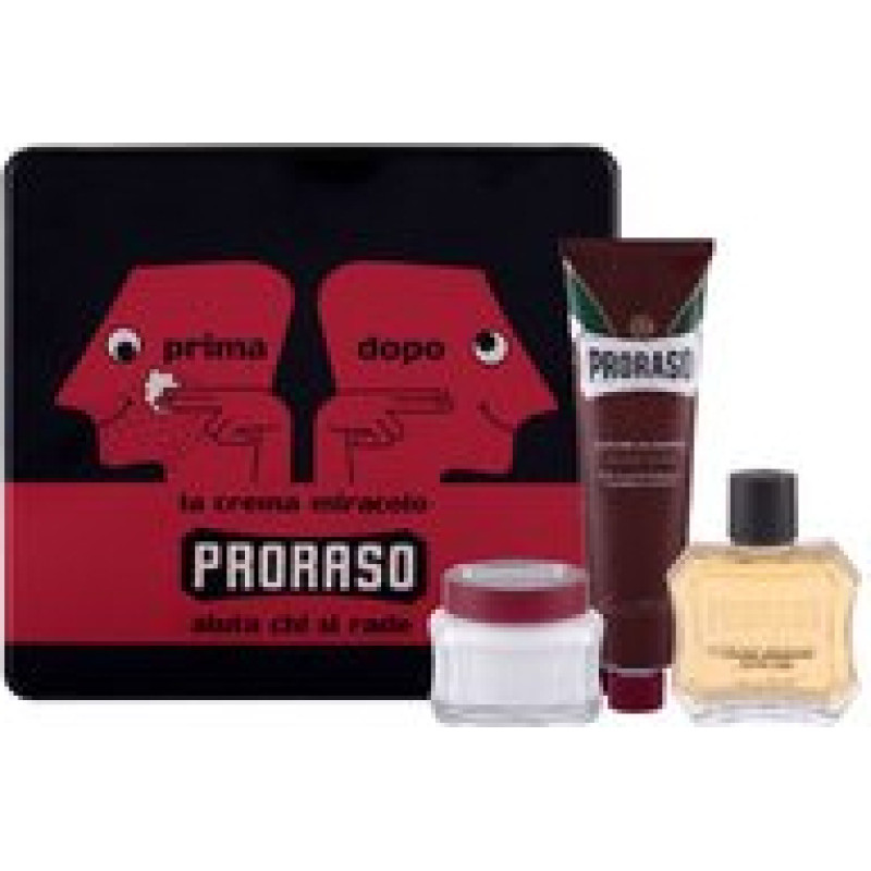 Proraso Red After Shaving Set - Hard Beard Gift Set