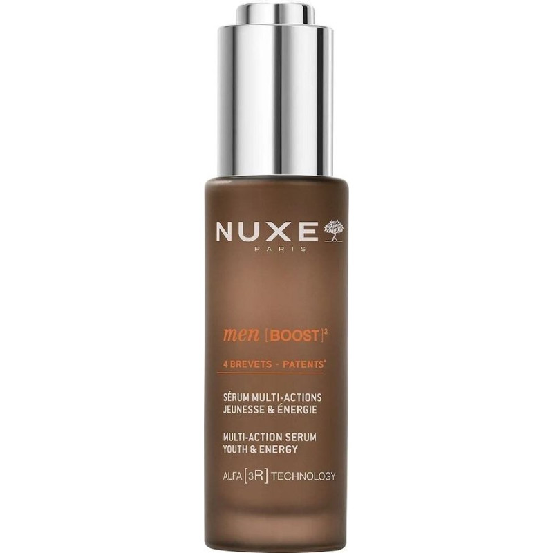 Serums NUXE Men Boost Multi-Action Jaunībai un Enerģijai, pret novecošanos, 30 ml