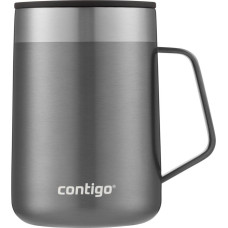 Termokrūze Contigo Streeterville 420 ml – Pelēka ar rokturi