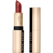 Lūpu krāsa Bobbi Brown Luxe Downtown Plum spīdīgi brūna