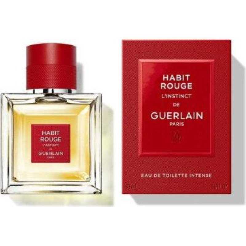 Guerlain Habit Rouge L'Instinct tualetinis ūdens, 100 ml