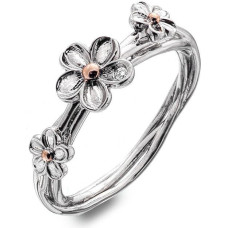 Sudraba ziedu gredzens Forget me not DR214 Hot Diamonds
