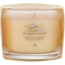 Yankee Candle Vanilla Cupcake Votive candle in glass