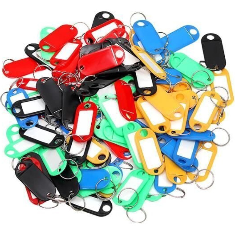 Atslēgu piekariņi identifikācijai, 100 gab.