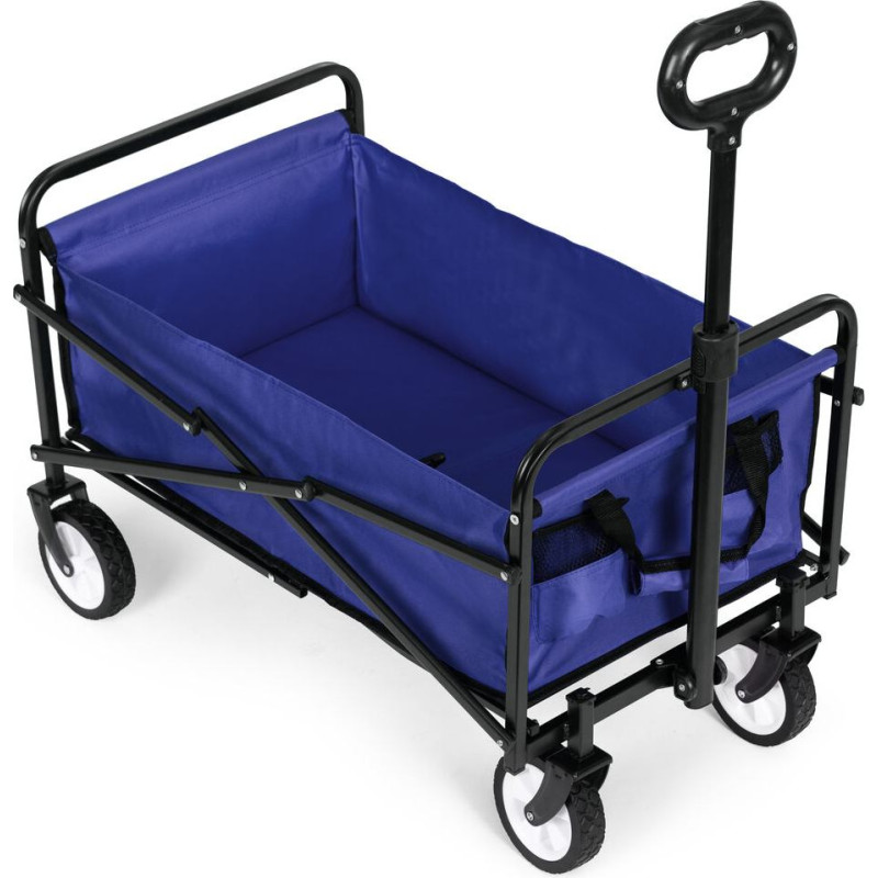 Saliekami transporta ratiņi, 48x90 cm MultiGarden, zili