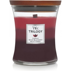 WoodWick aromātiskā svece Trilogy Saules nogatavinātas ogas, 275 g